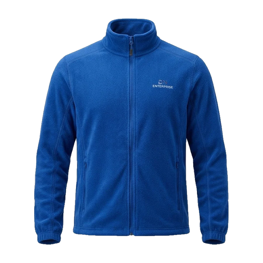 Fleece jacket in royal blue