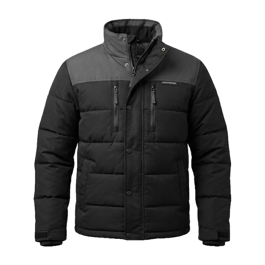 Padded jacket in black