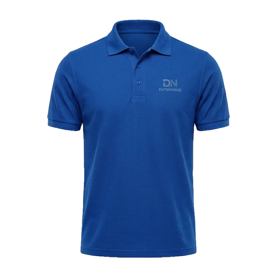 Polo shirt in royal blue