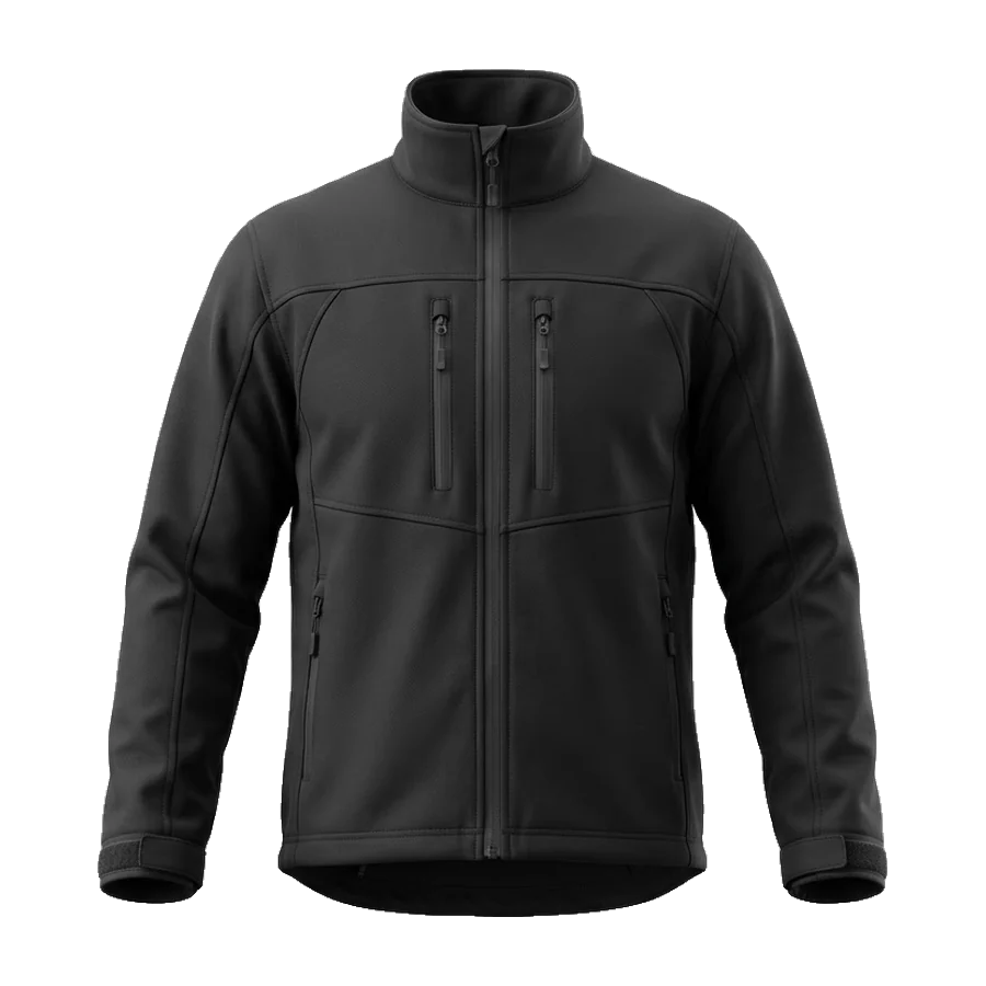 Softshell jacket in black