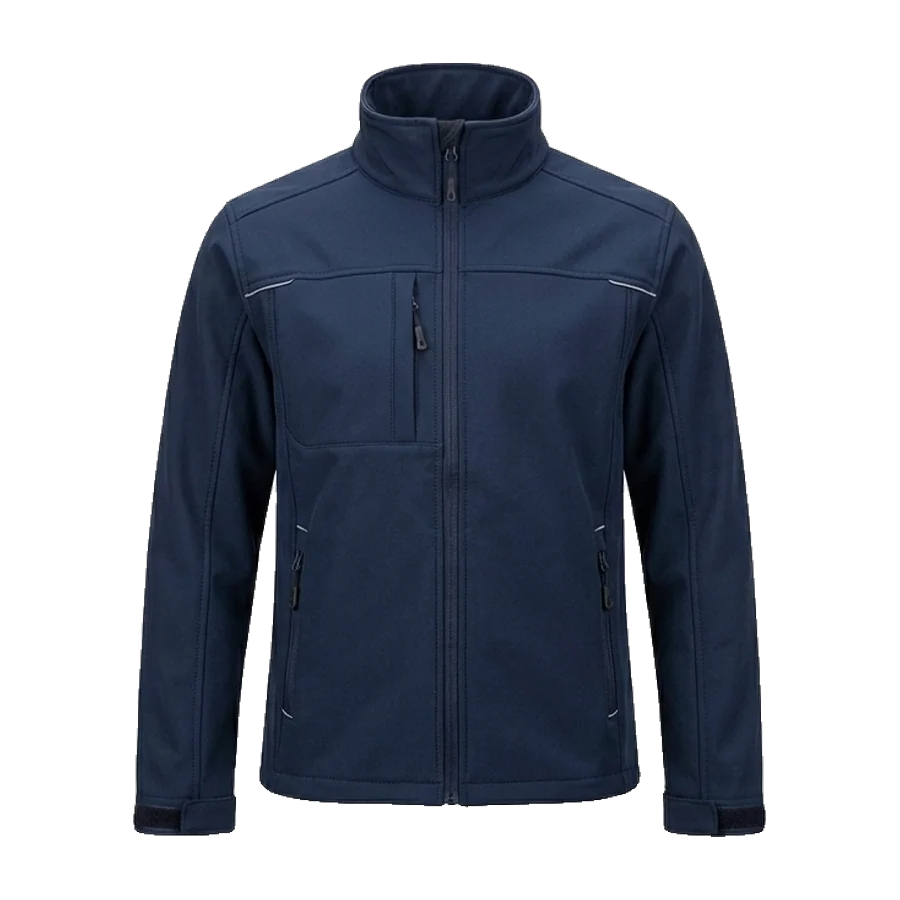 Softshell jacket in navy
